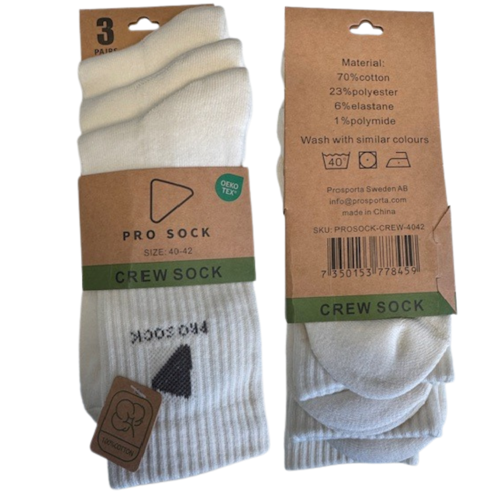 Pro Sock Crew 3-pack