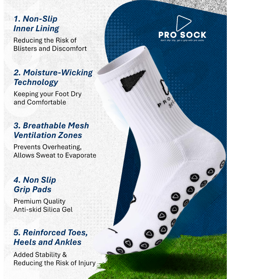 Our grip socks provide increased technology, control and supreme comfort