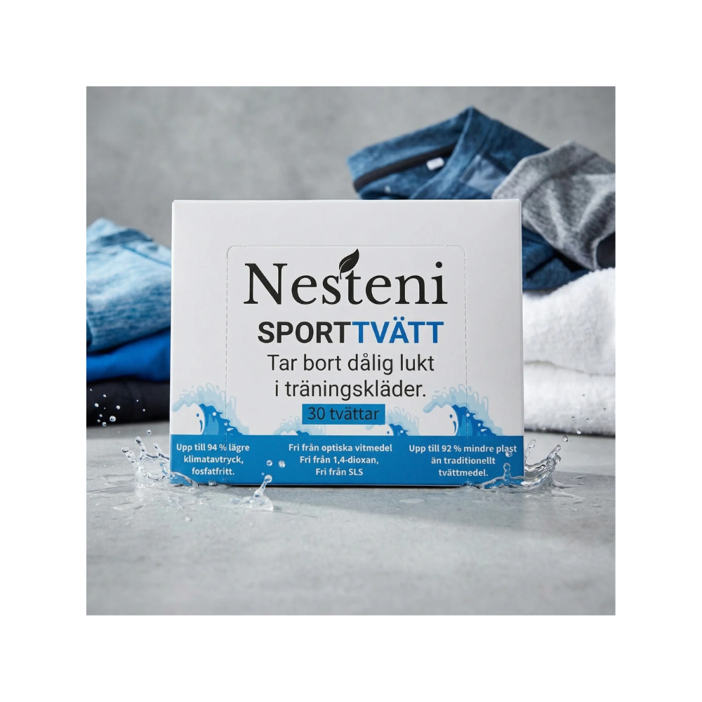 SPORTTVÄTT Tvättmedelsark 30 tvättar Pro Sock
