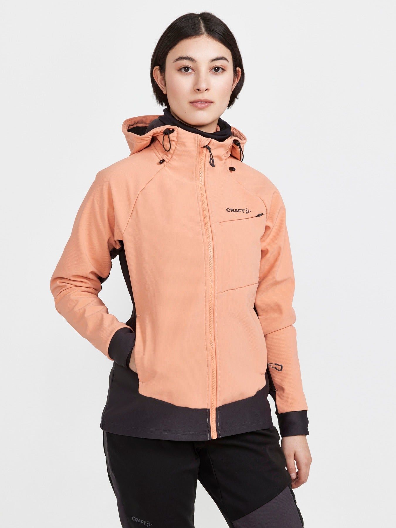 CRAFT ADV Backcountry Hybrid Jacket W Glow-Slate front