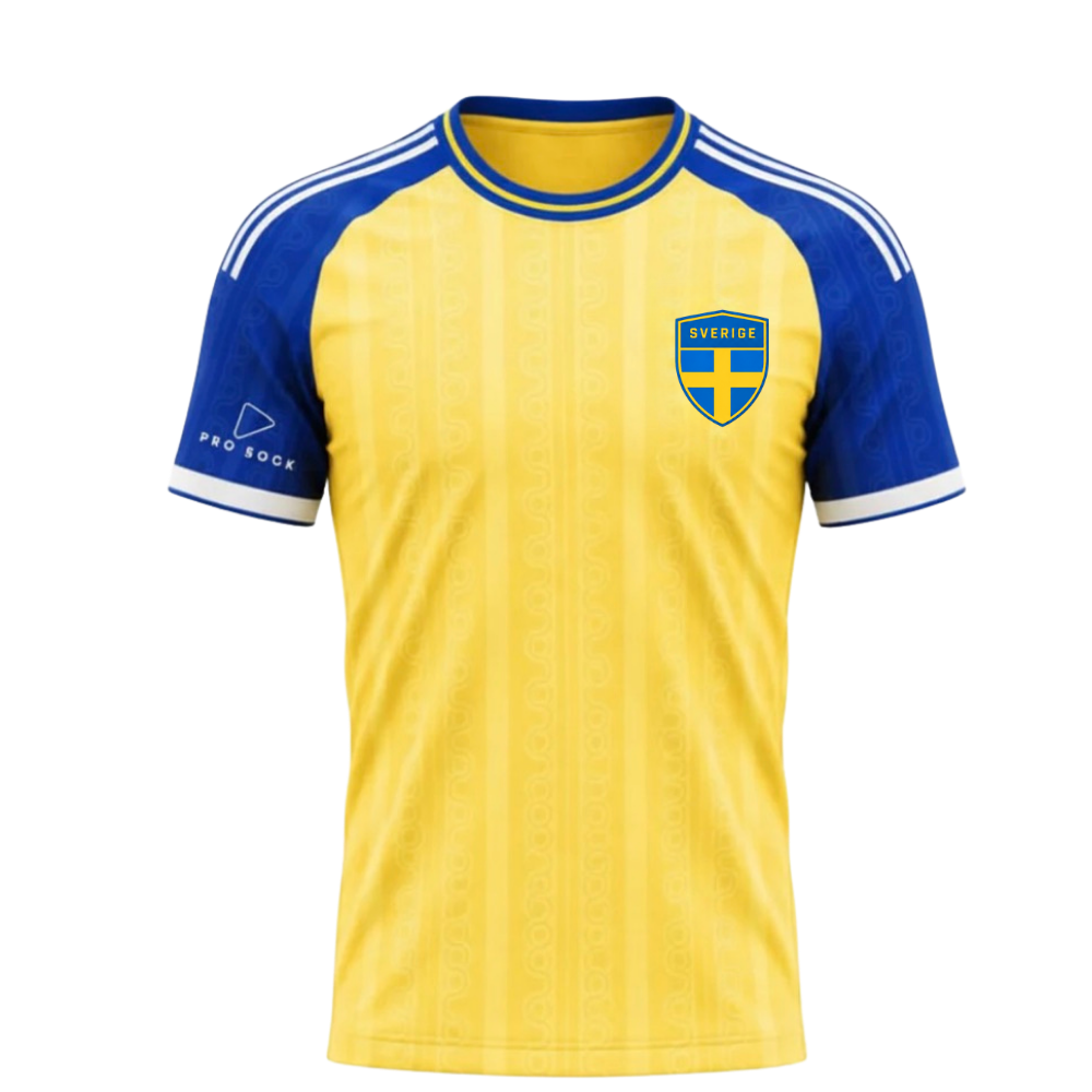 Sverige Tröja inför VM 2026 begränsad upplaga, först till kvarn Skickas slutet av maj. Pro Sock
