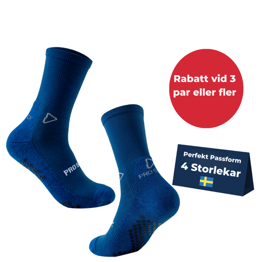 Pro Sock 2.5 – Blå greppestrumpa med uppdaterad design