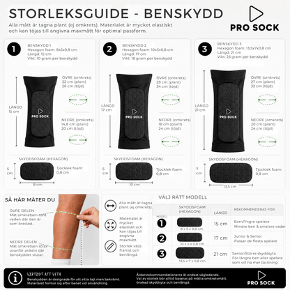 Sleeve Mini Benskydd – Lätta, Smidiga & Skyddande Prosporta Sweden