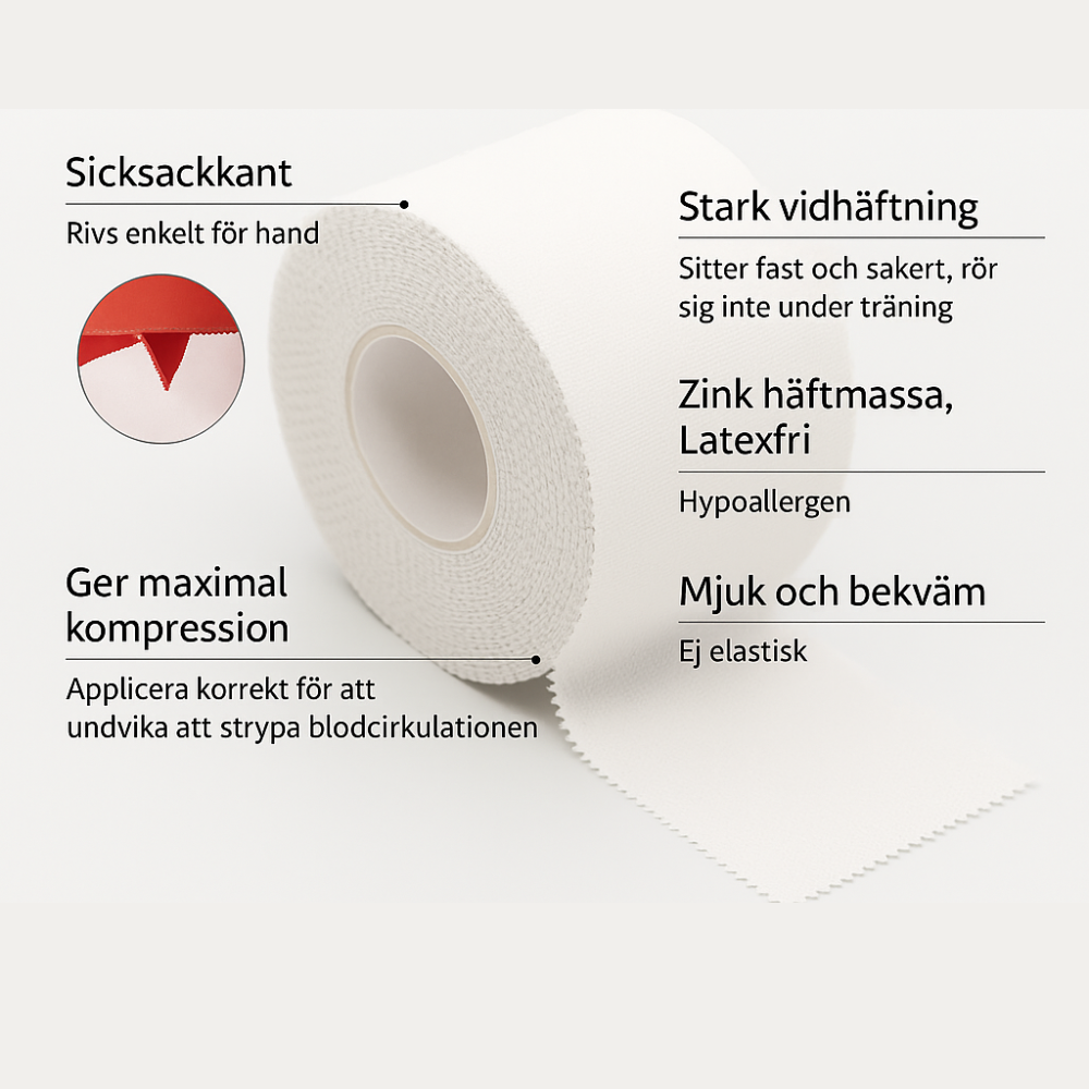 Sporttejp 9,1 meter 38mm